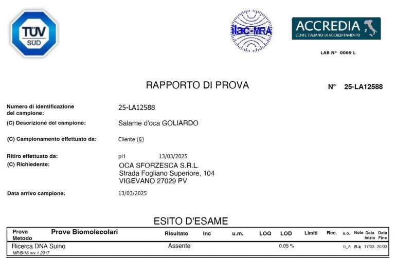 Analisi DNA suino