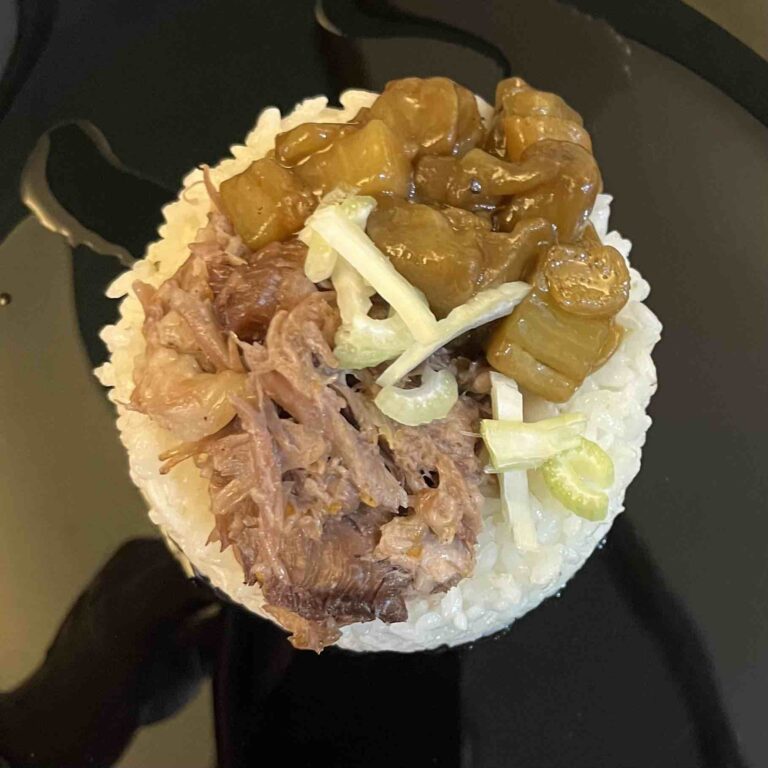 Coscia d'oca e sushi