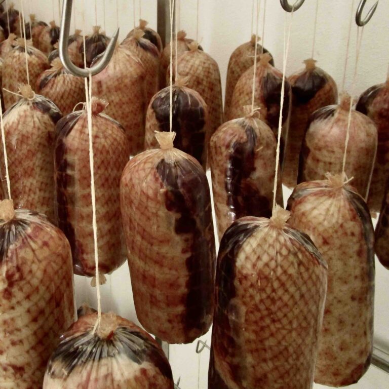 Petto doca in stagionatura